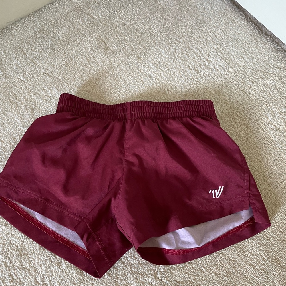 Varisty red shorts
